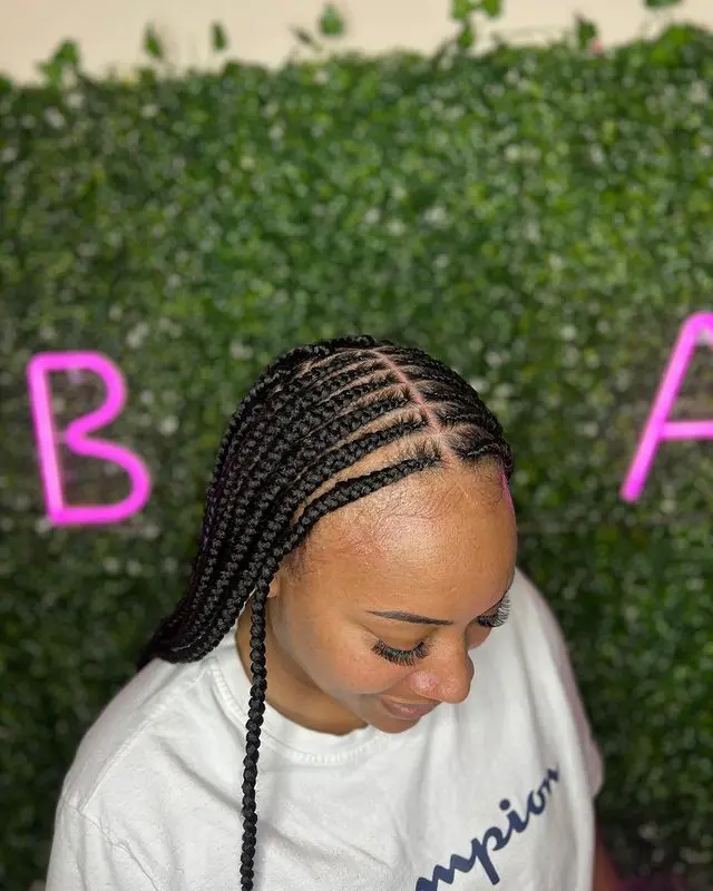 Cornrow Box Braids