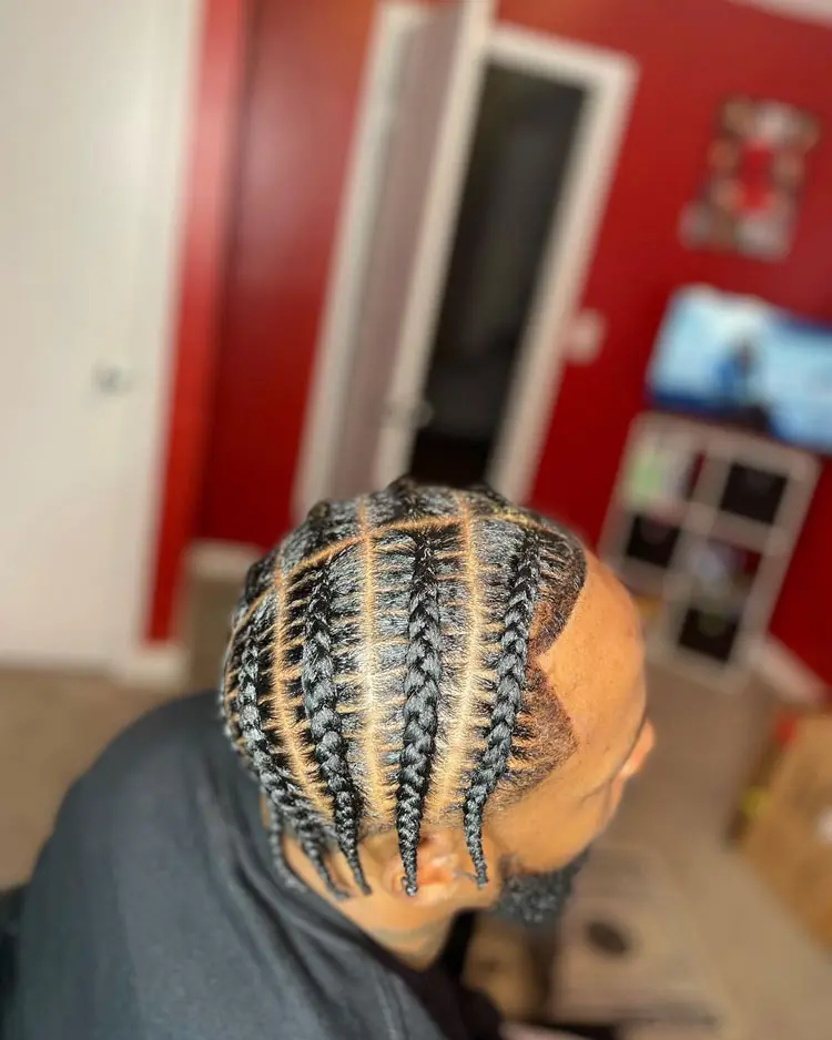 Men's Pop Smoke braids