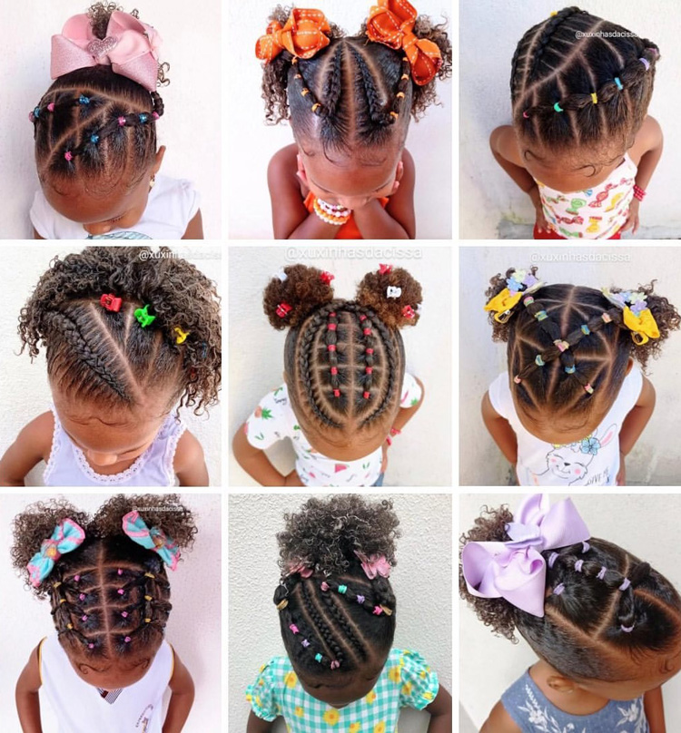 Braids for Kids- 50 Kids Braids with Beads Hairstyles  Kids hairstyles  girls, Black kids braids hairstyles, Little black girls braids