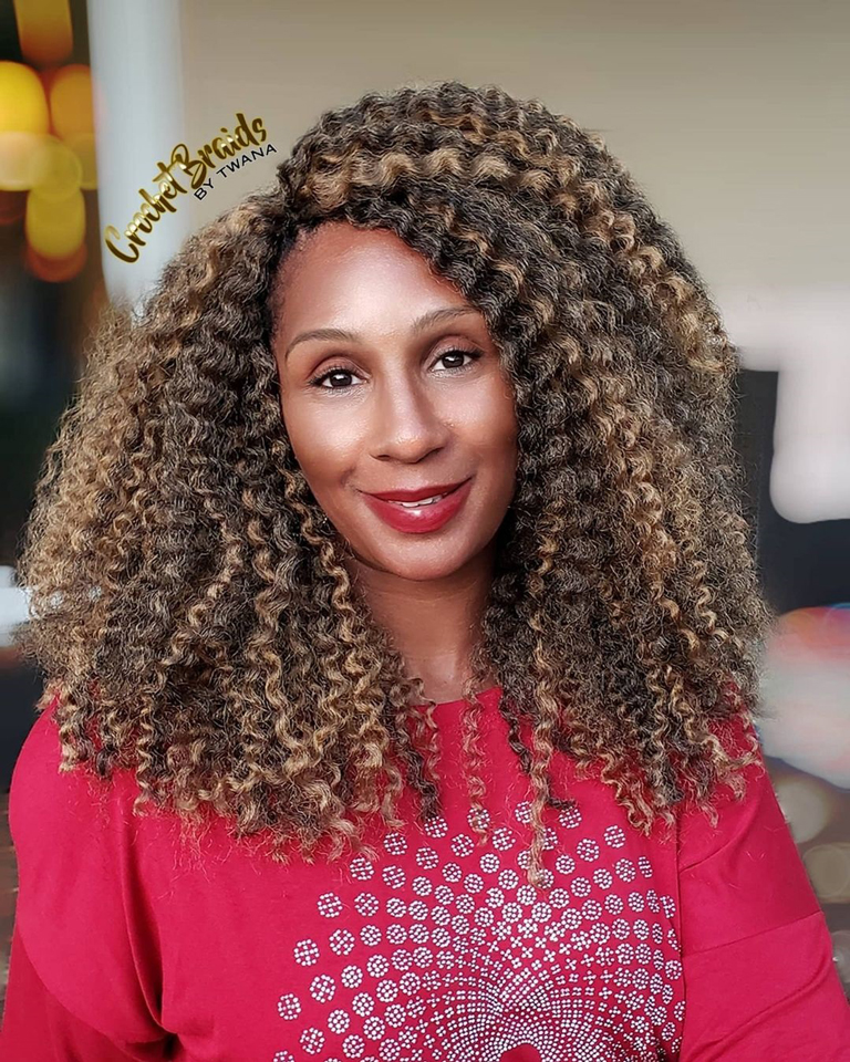 Voluminous Bobbi Boss Bantu Twist Crochet Braids