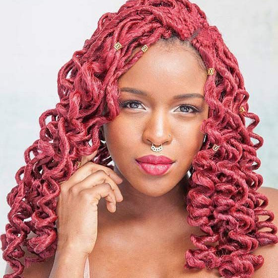 Pink Crochet Braids