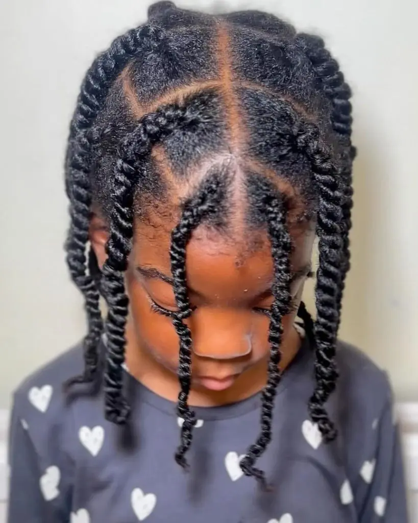 No Tension Hair Braids for Kids